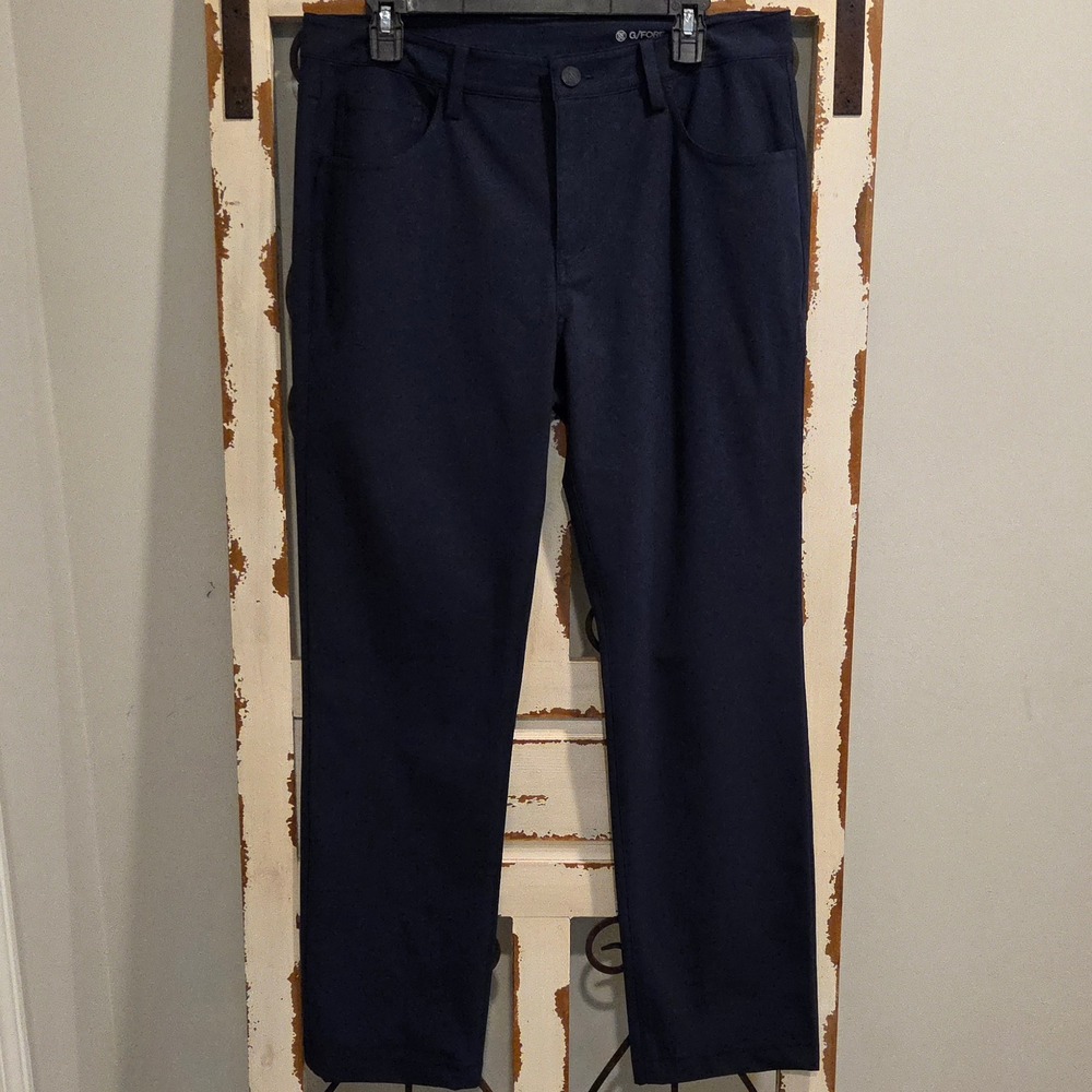 GFORE Mens Tour 5 Pocket Golf Pants Navy Blue Size 34x32 Performance Stretch